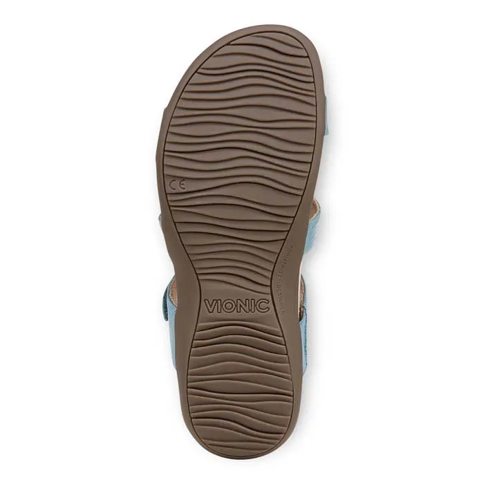 Womens Vionic Amber Slide in Captain'S Blue