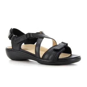 Ziera Bravo Backstrap Sandal (Women) - Black