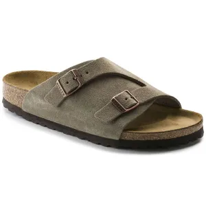 Zurich Narrow in Taupe Suede